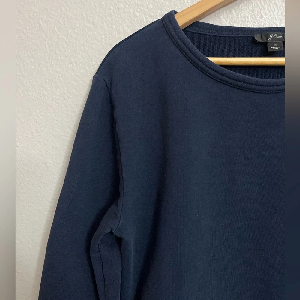 J. Crew Eyelet-hem sweatshirt